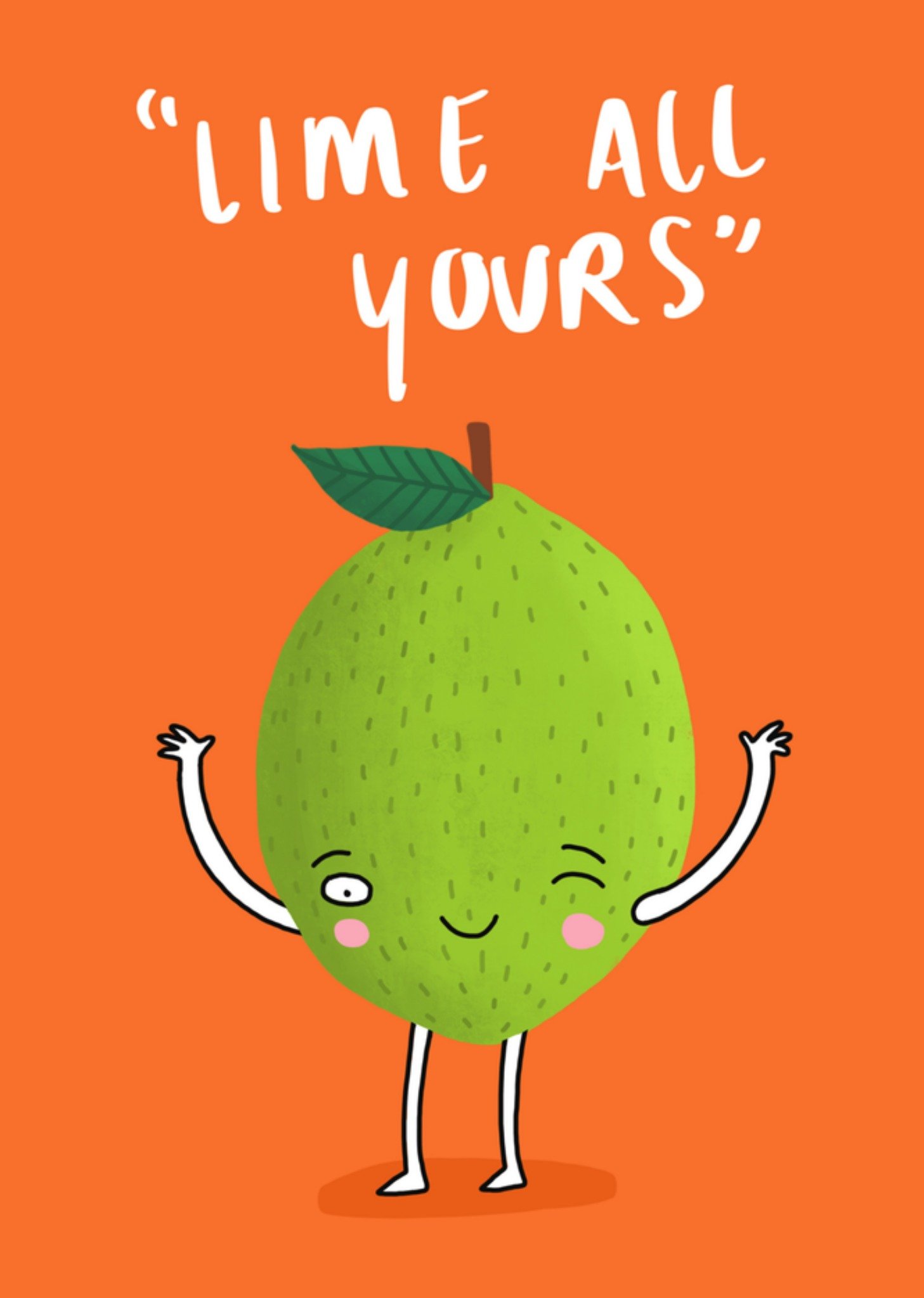 Verjaardagskaart limoen Kaart Charly Clements