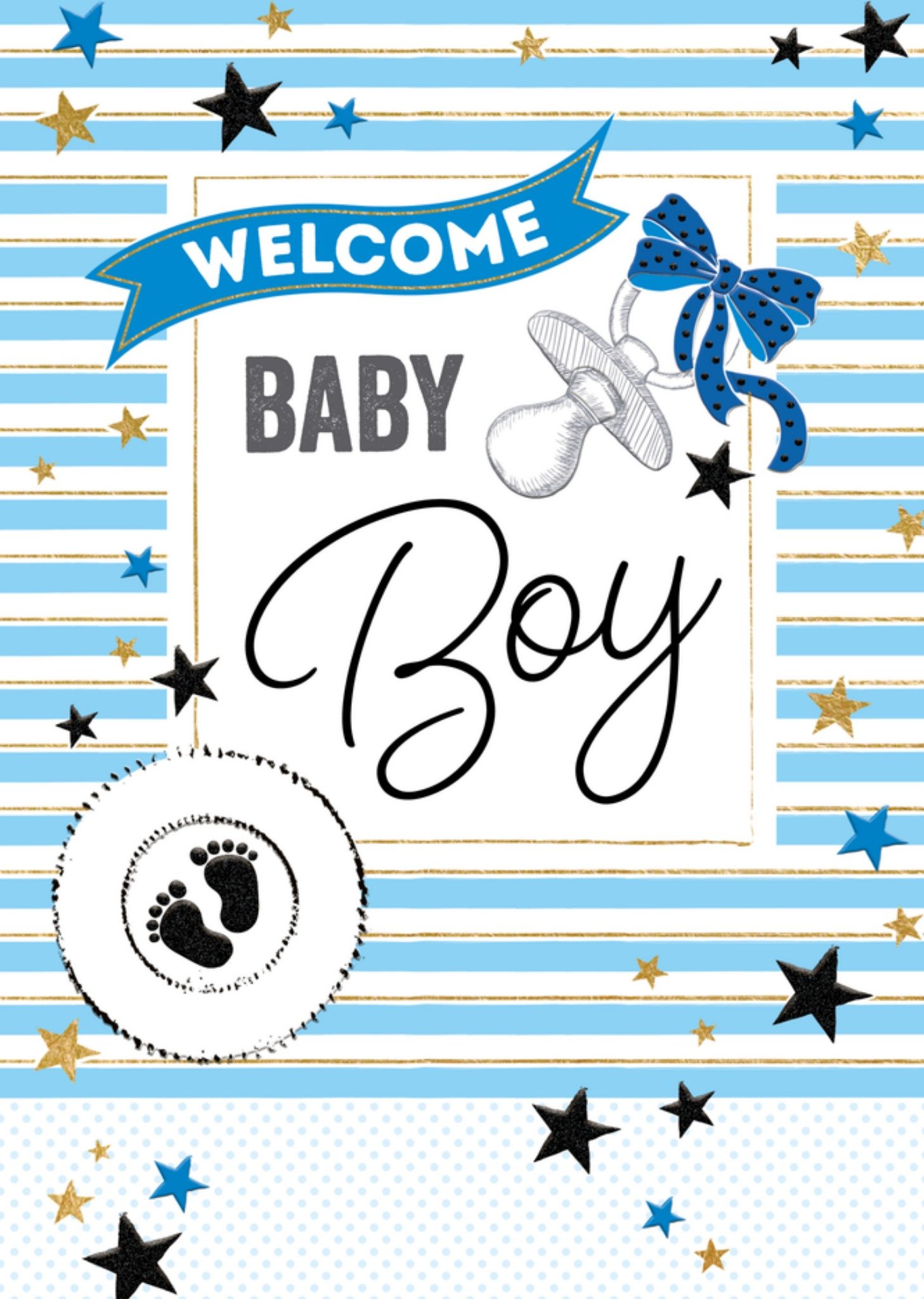 Geboortekaart Jongen Speen Kaart TMS