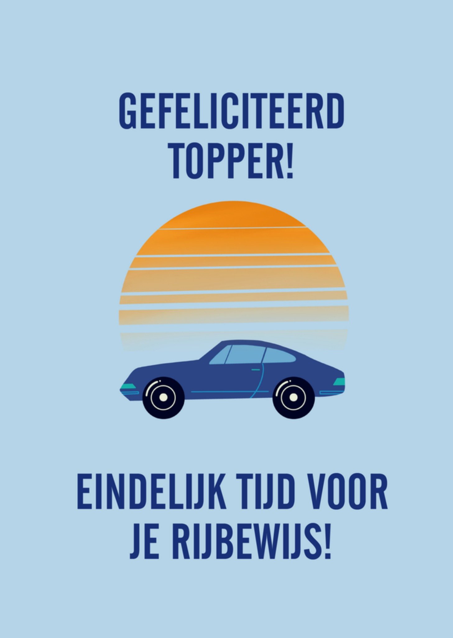 Verjaardagskaart Auto Kaart Greetz