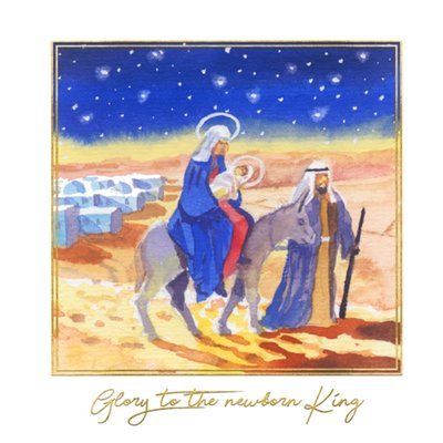 Mary Evans | Kerstkaart | Glory to the newborn King