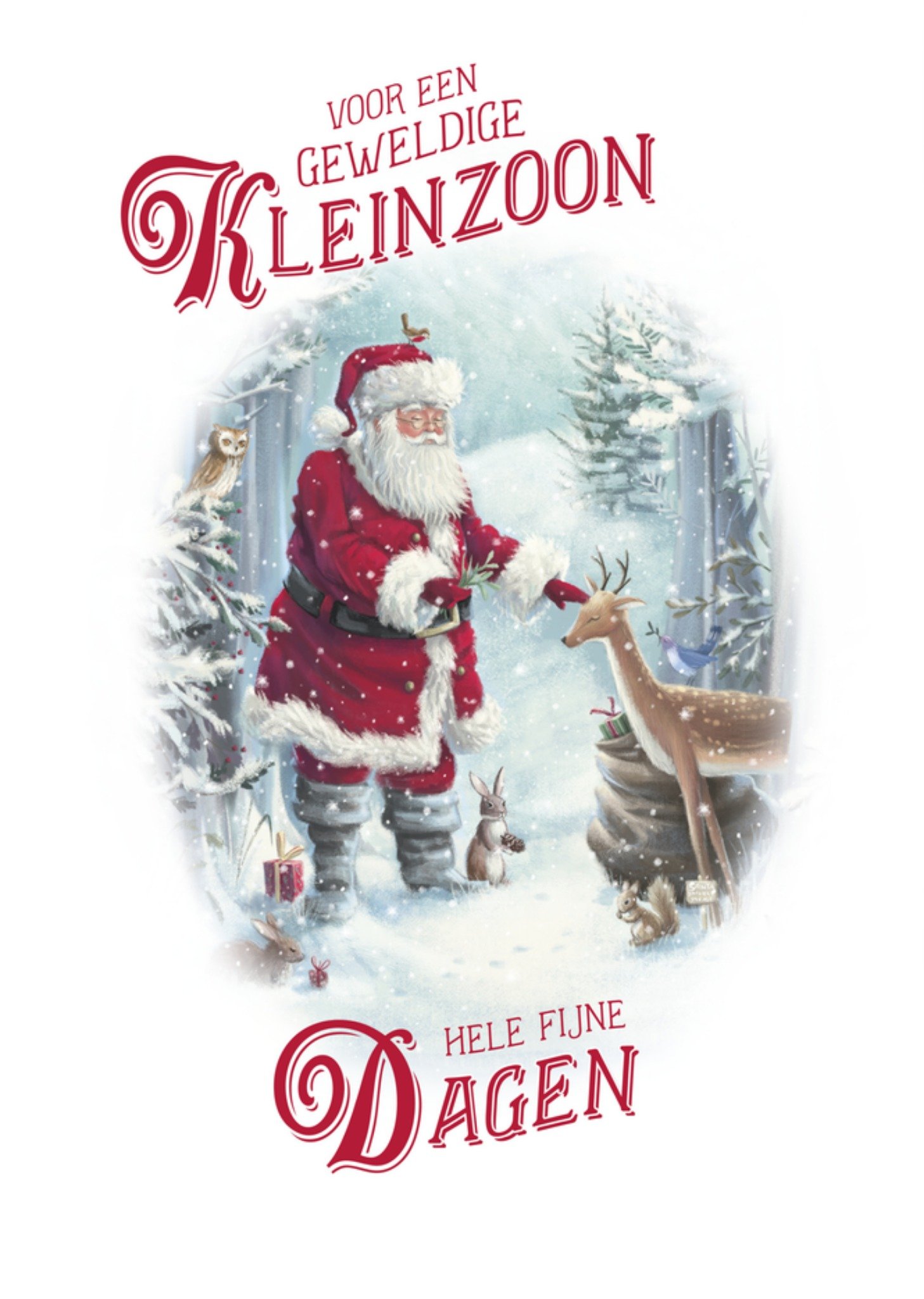 Kerstkaart kleinzoon UK Greetings