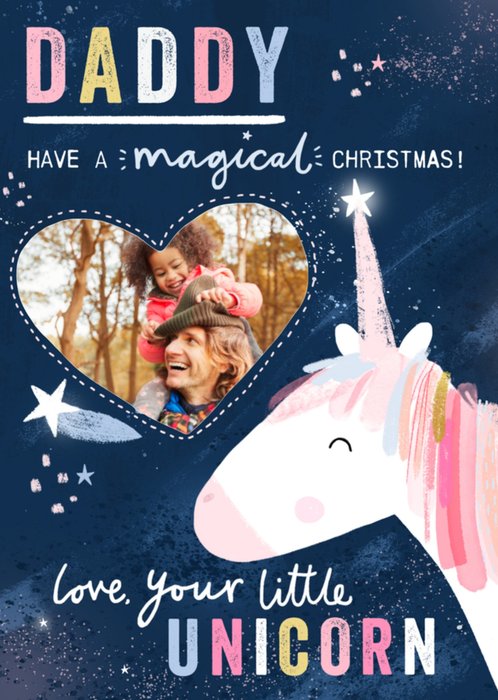 Greetz | Kerstkaart | Lief | Vader | Unicorn