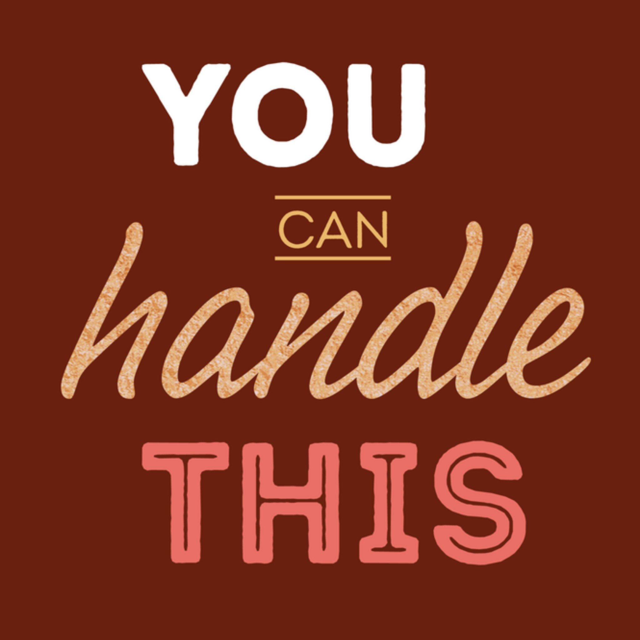 Greetz Sterkte kaart you can handle this Vierkant