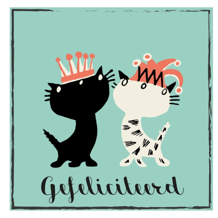 Fiep Westendorp | Felicitatiekaart | katten