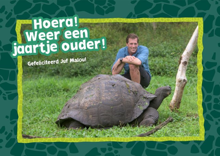 Freek Vonk | Verjaardagskaart | Reuzenschildpad