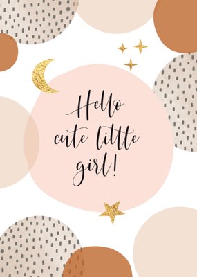 Tsjip | Geboortekaart | Cute little girl!