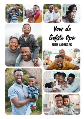 Voor De Liefste Opa Collage Foto Upload Vaderdag Kaart