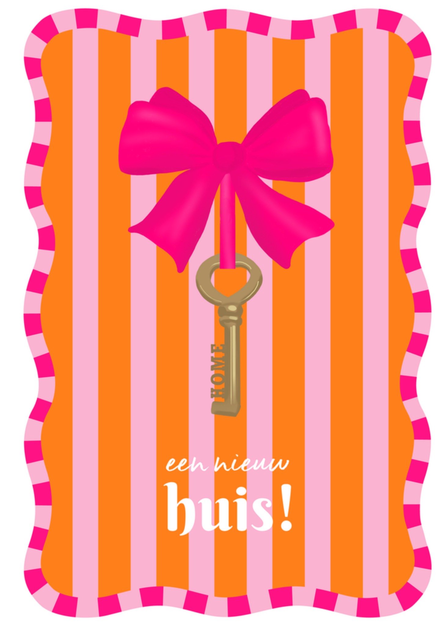 Nieuwe woning kaart Een nieuw huis Tsjip