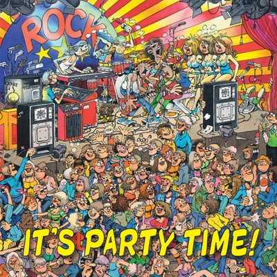 Jan van Haasteren | Geslaagd kaart | party time