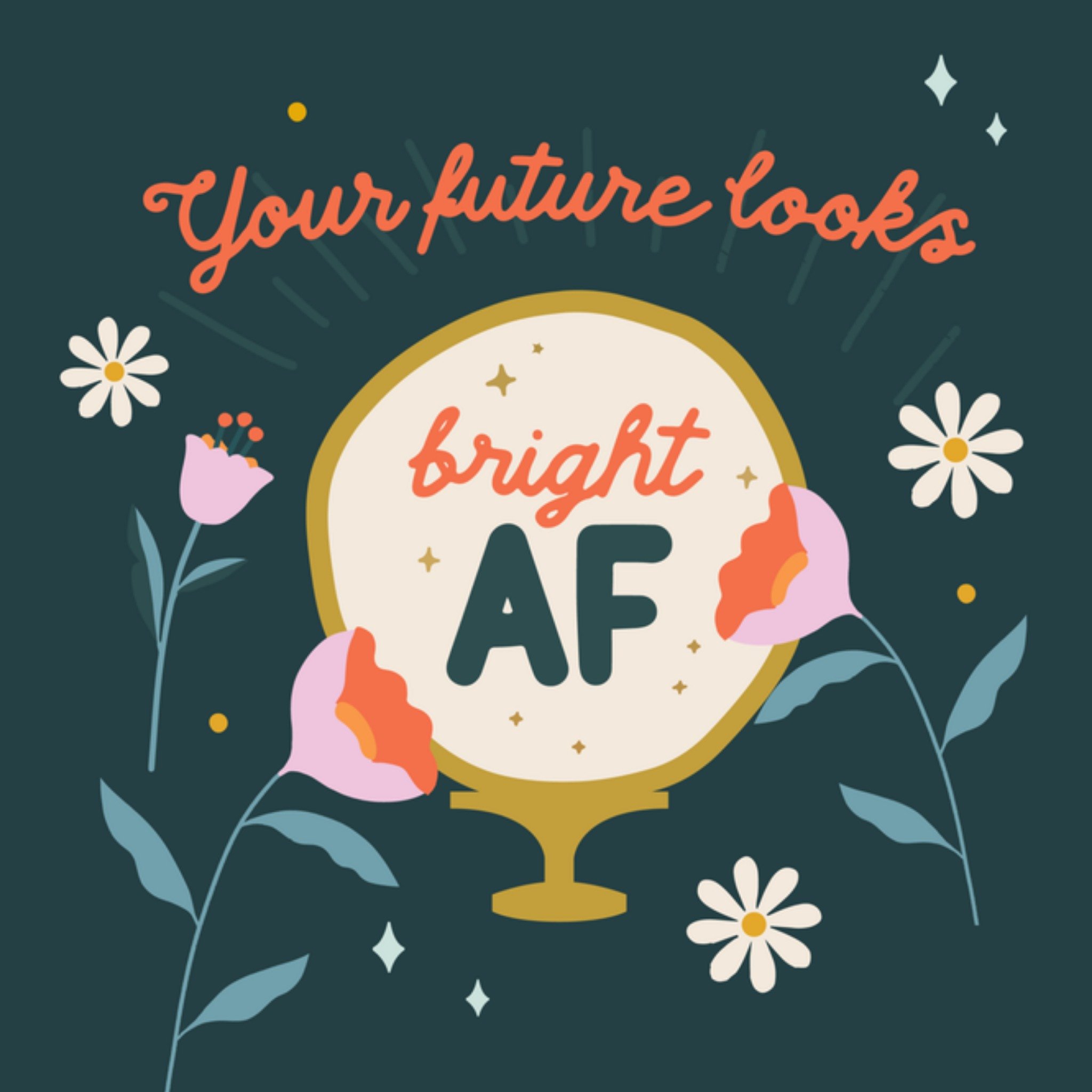 Greetz Denken aan kaart future Vierkant