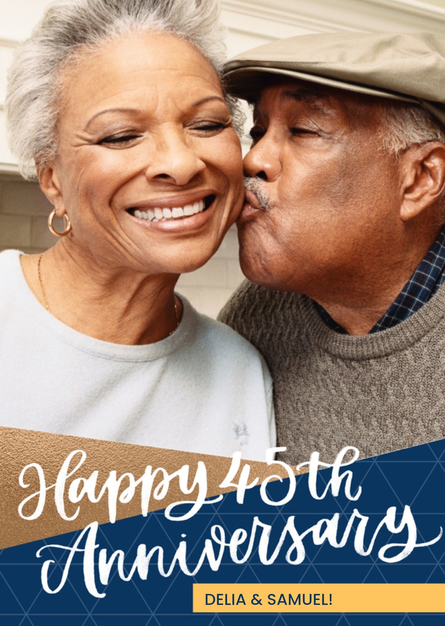 Huwelijksjubileum fotokaart 45 jaar Kaart Greetz