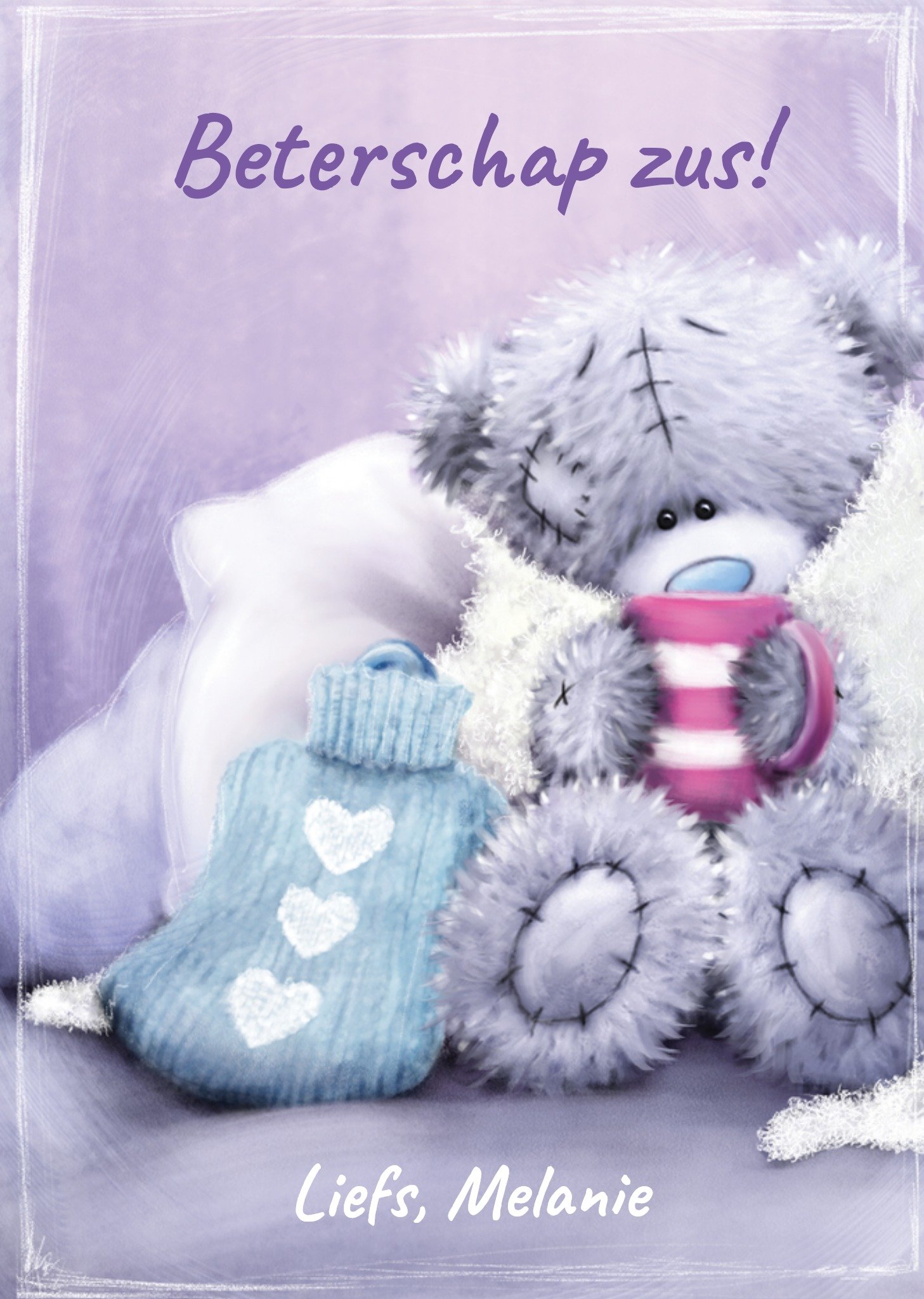 Beterschapskaart Tatty Teddy Zus Kaart Me to You