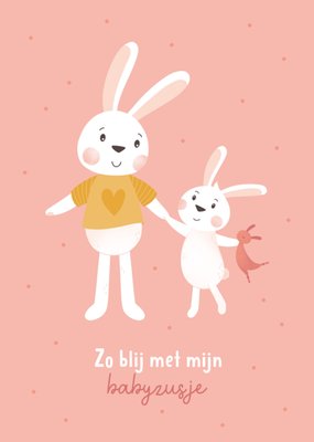Kleine Twinkeltjes | Geboortekaart | Baby zusje