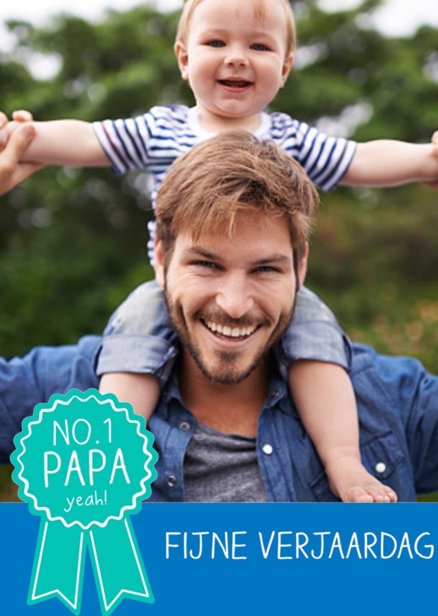 Verjaardagskaart papa Kaart Happy Jackson