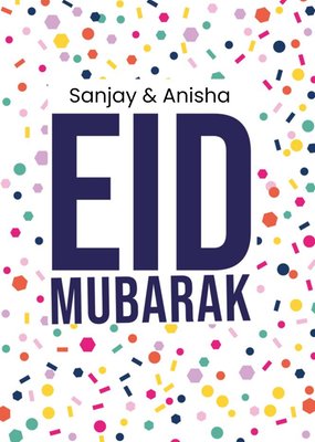 Eastern Print Studio | Eid Mubarak | aanpasbare naam