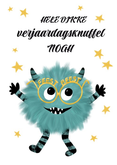 Tsjip | Verjaardagskaart | Feestbeest