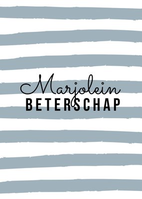 Gestreept Typografisch Beterschap Kaart