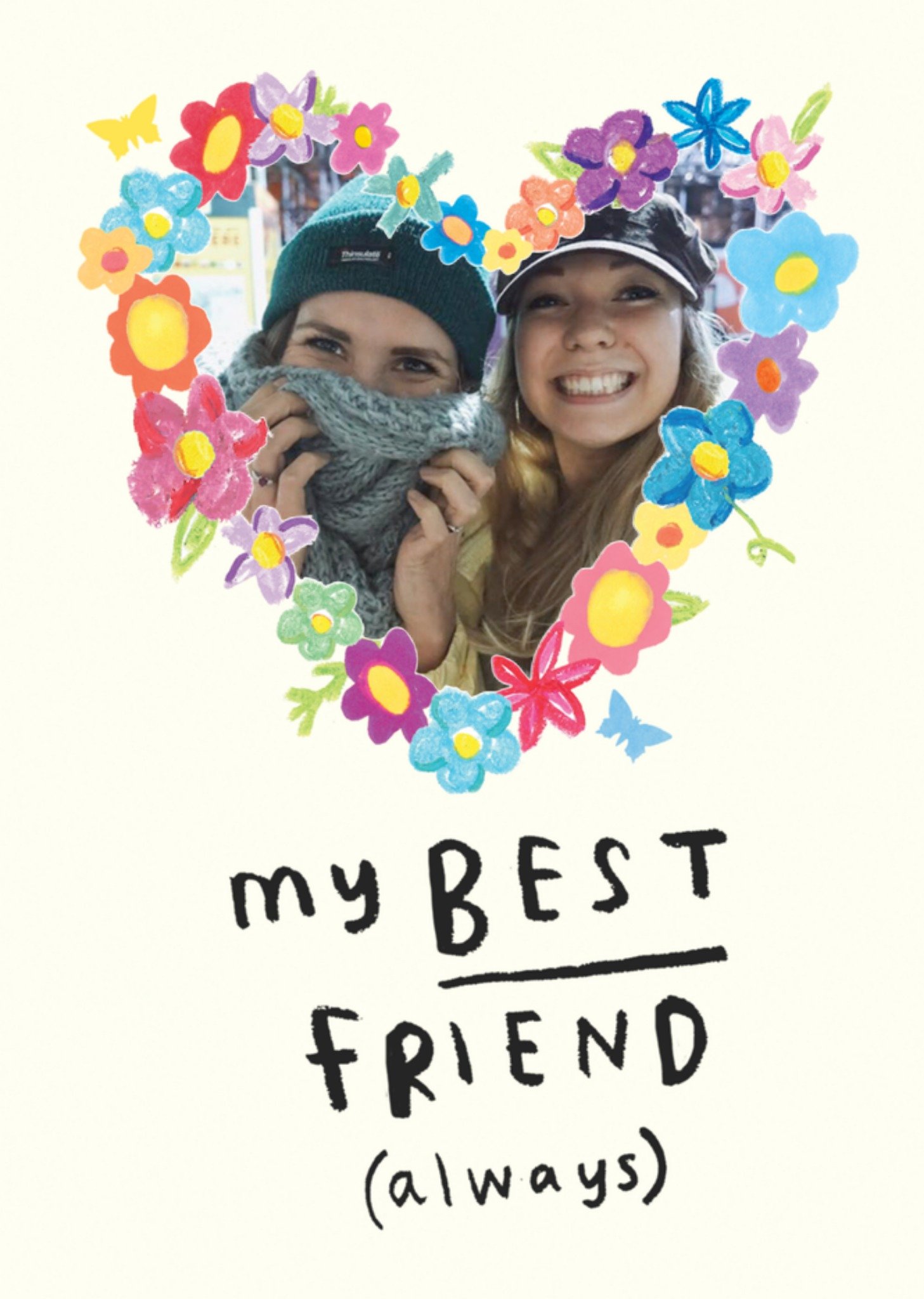 Verjaardagskaart bloemen foto Kaart Pigment