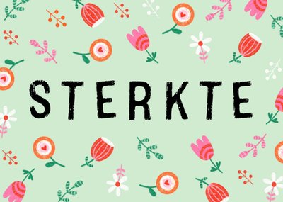 Marieke Witke | Sterkte kaart | bloemen