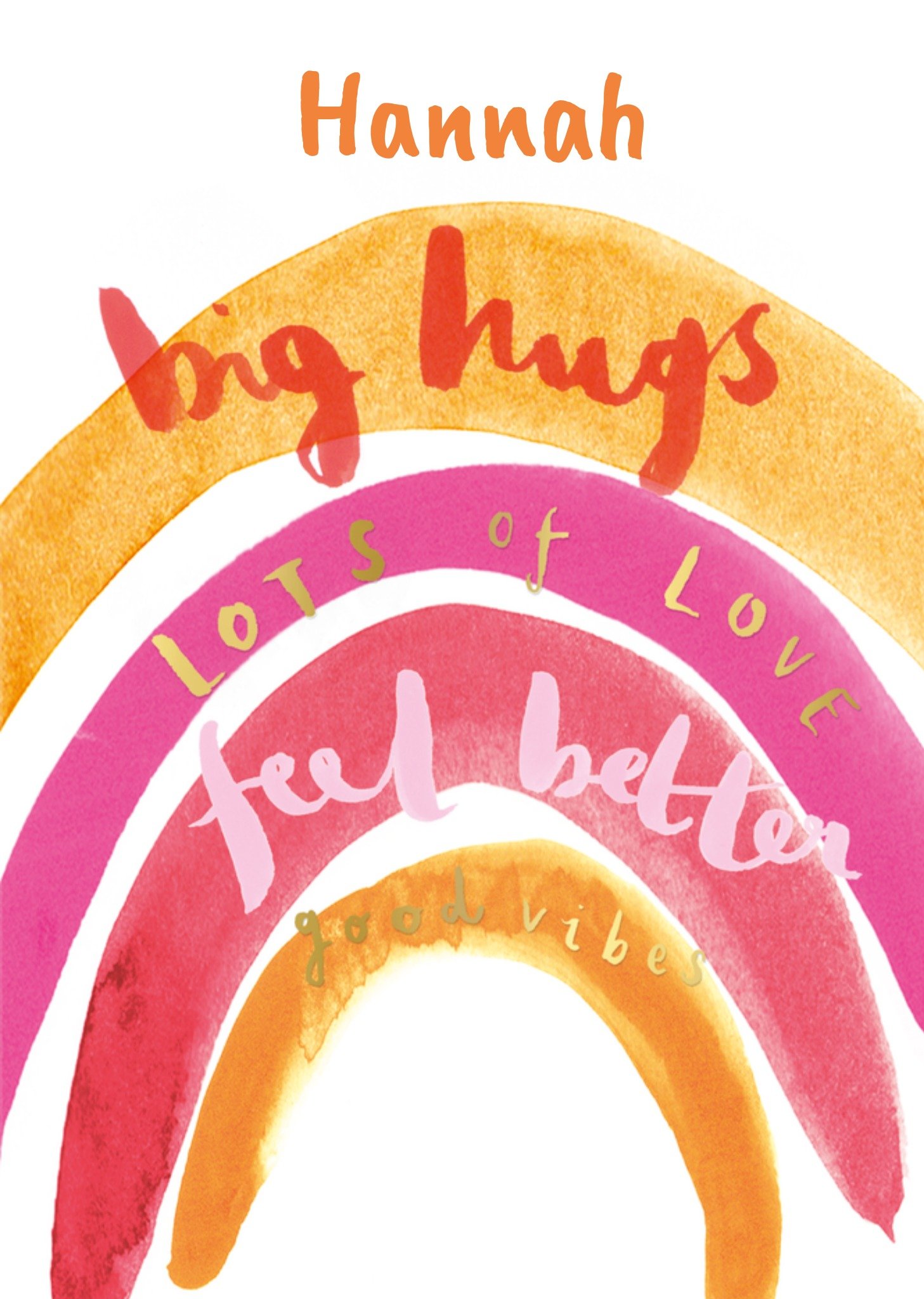 Beterschapskaart Regenboog Aanpasbare tekst Kaart Hotchpotch