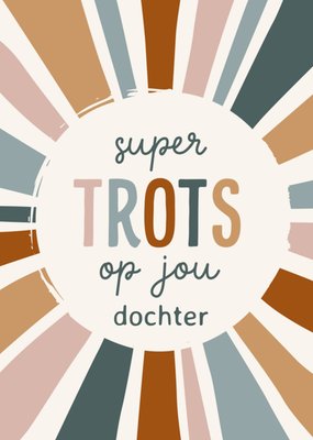 Papercute | Geslaagdkaart | Super trots op jou dochter