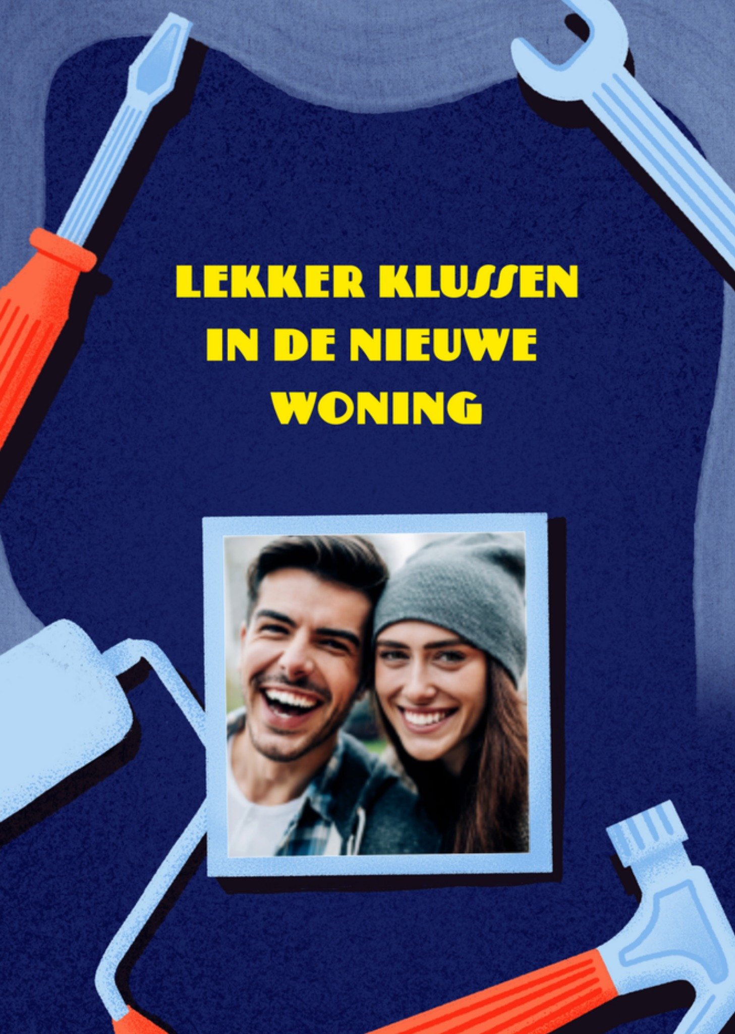 Greetz Verhuiskaart Klussen Illustratie Standard Card