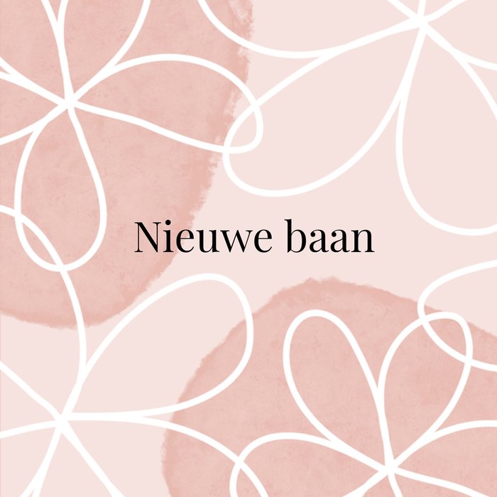 Greetz | Nieuwe baan | bloemen