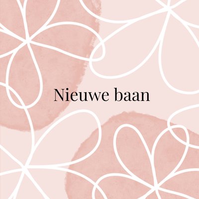 Greetz | Nieuwe baan | bloemen