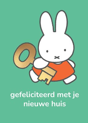 Miffy | Nieuwe woning kaart | Nieuwe huis