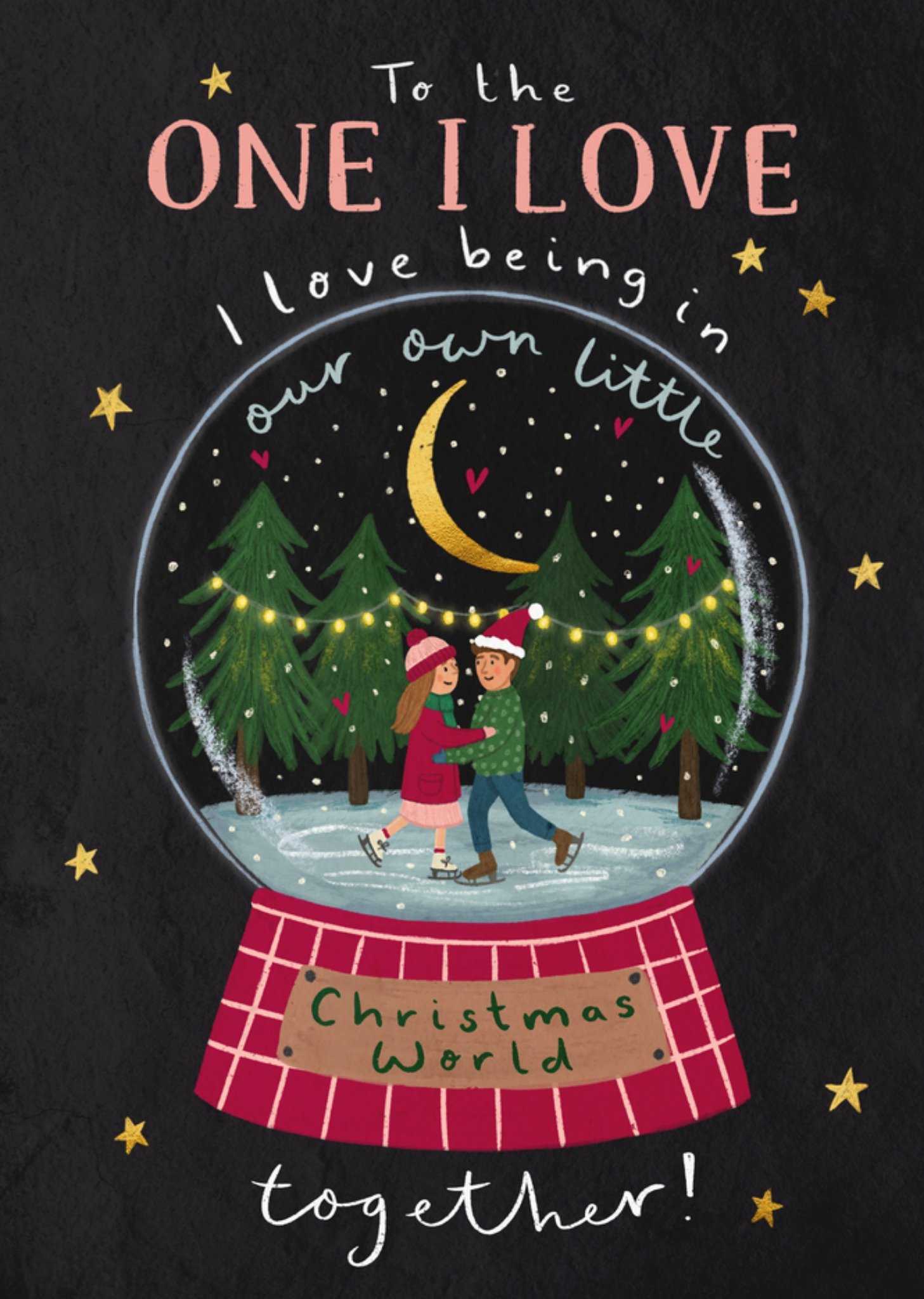 Greetz Kerstkaart To the one I love Standard Card