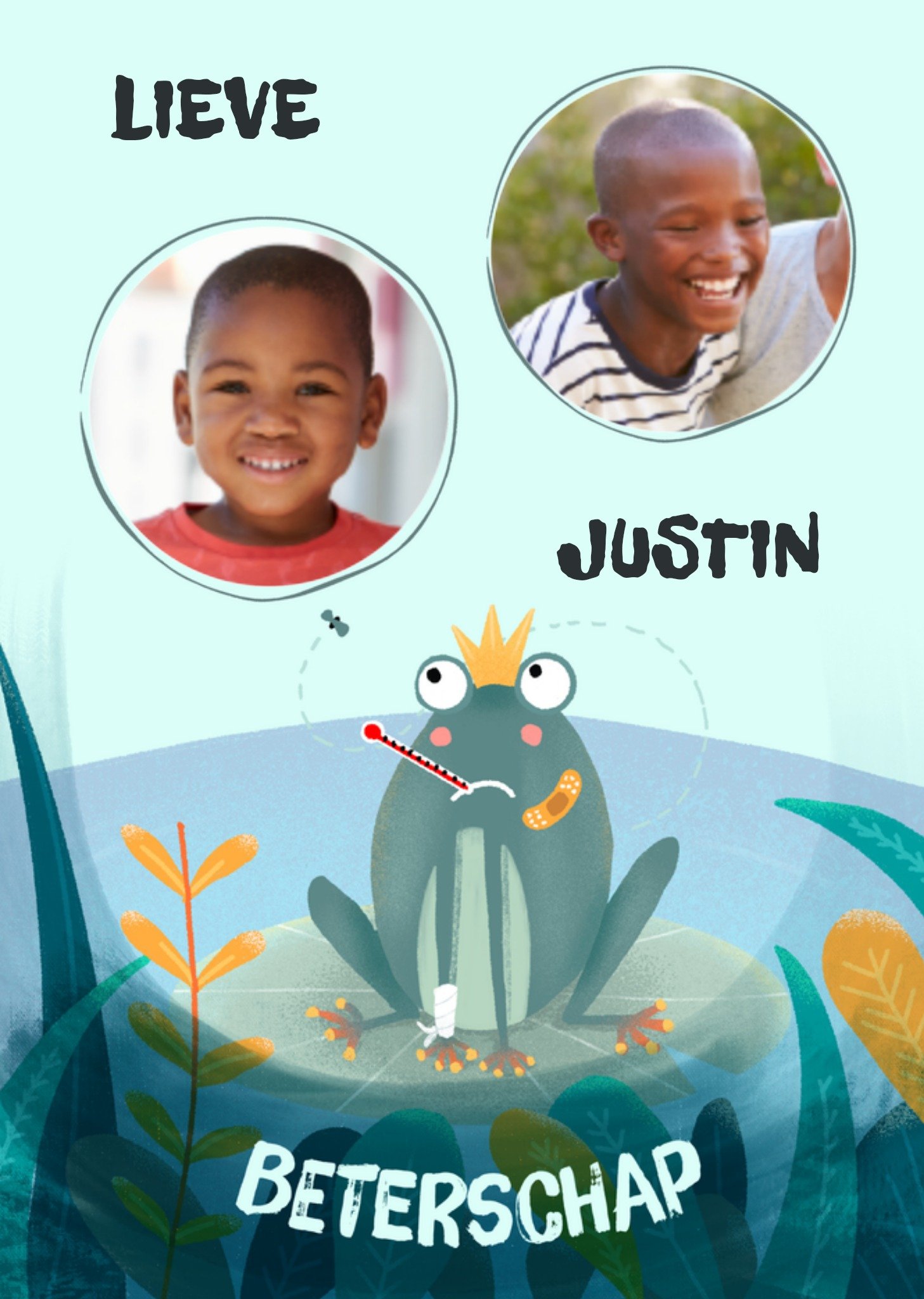 Beterschapskaart Beterschap met foto