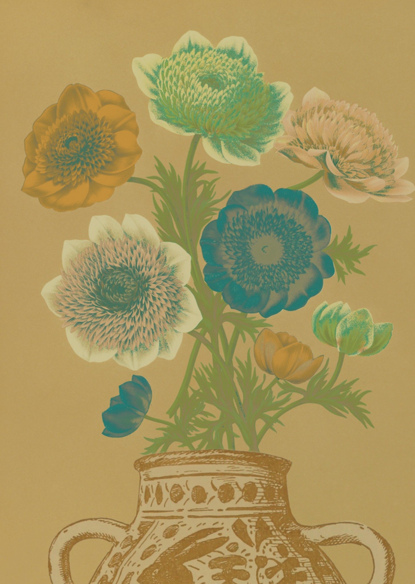 Verjaardagskaart Kleurrijk Kaart NIN-NIT