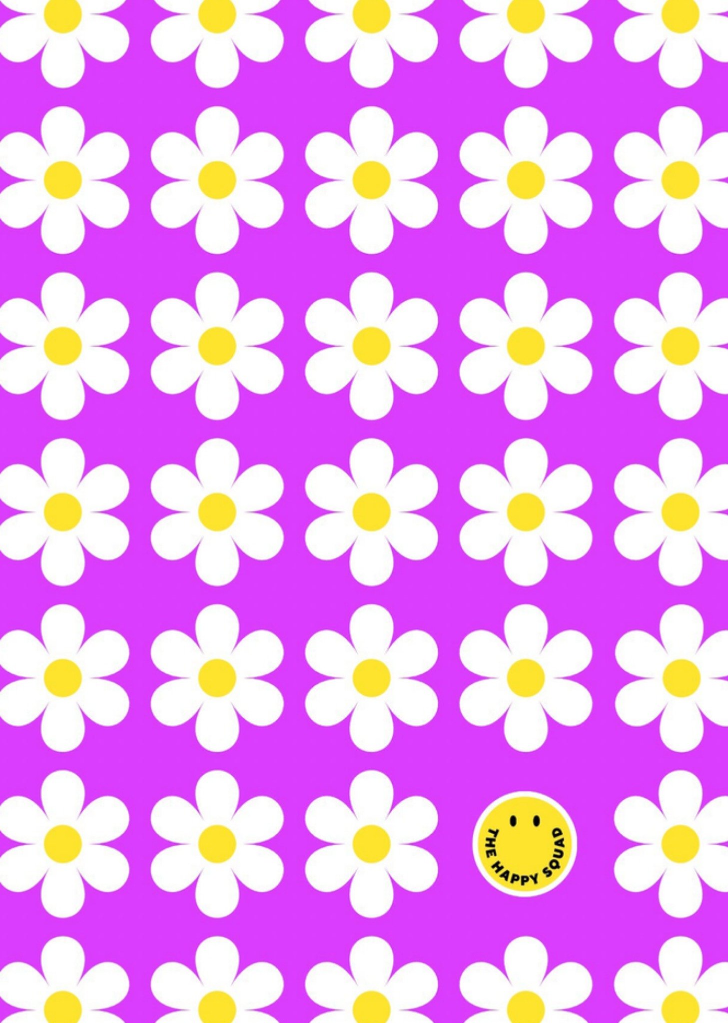 Denken aan kaart Daisies Pattern Card Kaart The Happy Squad