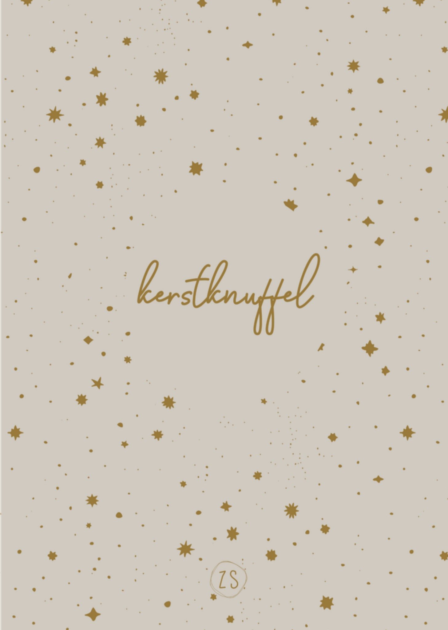 Zusss Kerstkaart Kerstknuffel Standard Card