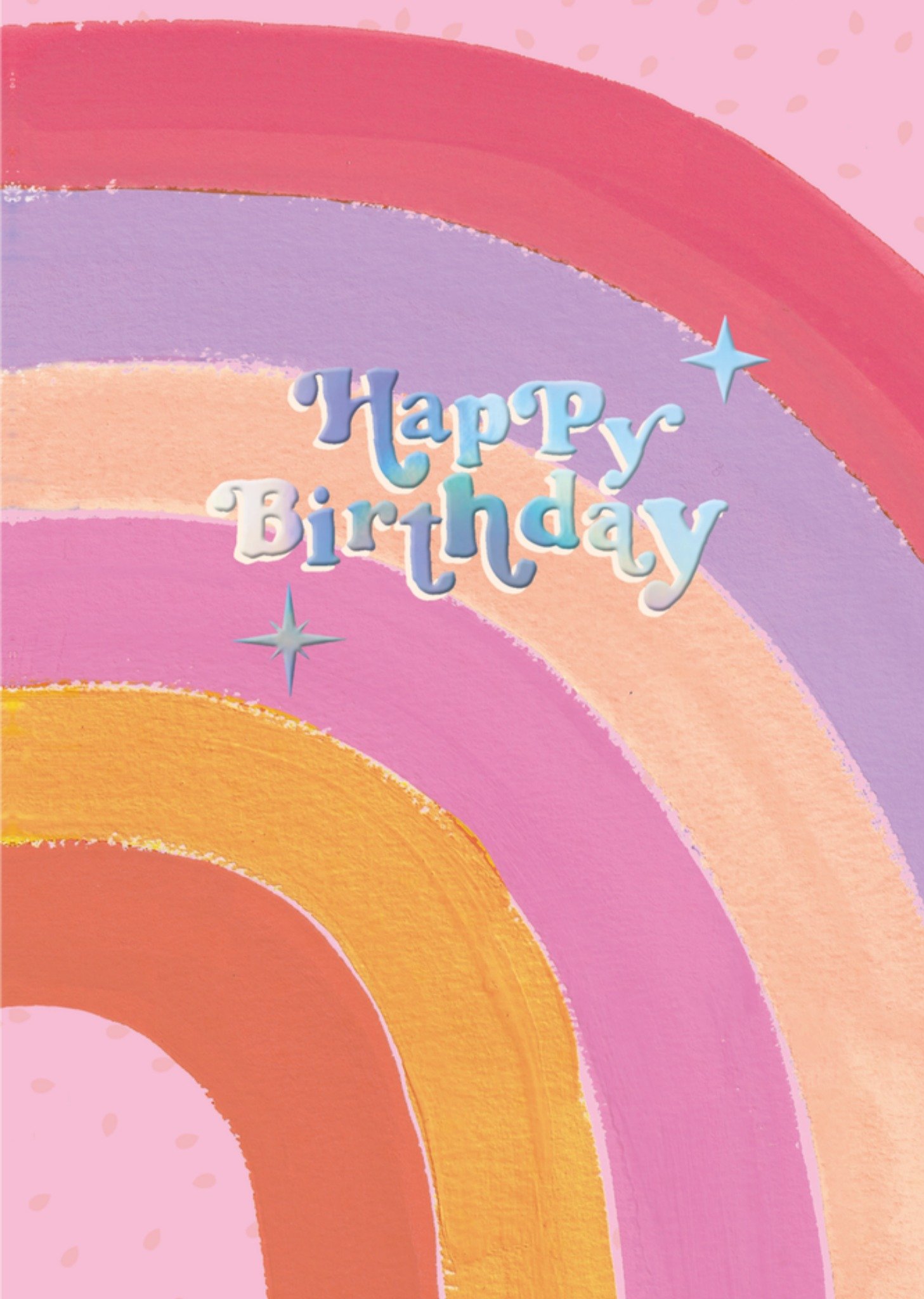 Funky Town Verjaardagskaart Regenboog Kaart Hotchpotch