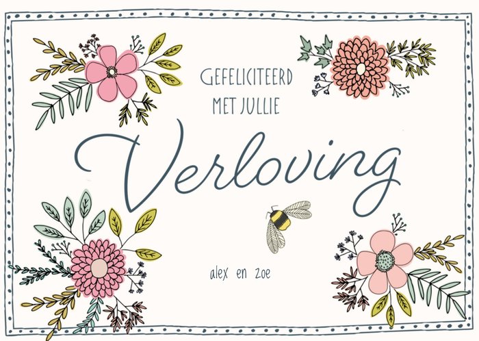 Greetz | Huwelijkskaart | verloofd | met naam