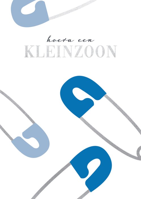 Paperclip | Geboortekaart | Kleinzoon