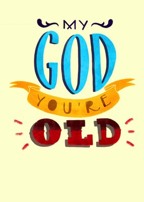 Greetz  | Verjaardagskaart | you're old