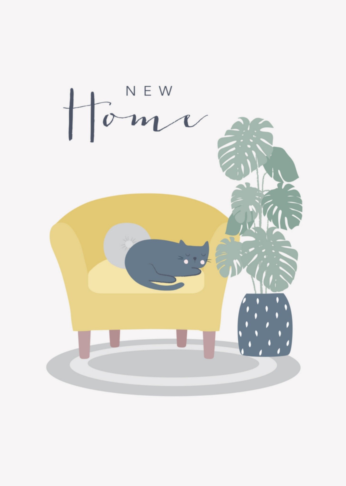 Nieuwe woning kaart illustratie Kaart Klara Hawkins