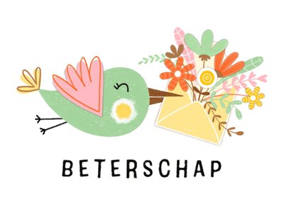 Marieke Witke | Beterschapskaart | Bloemen