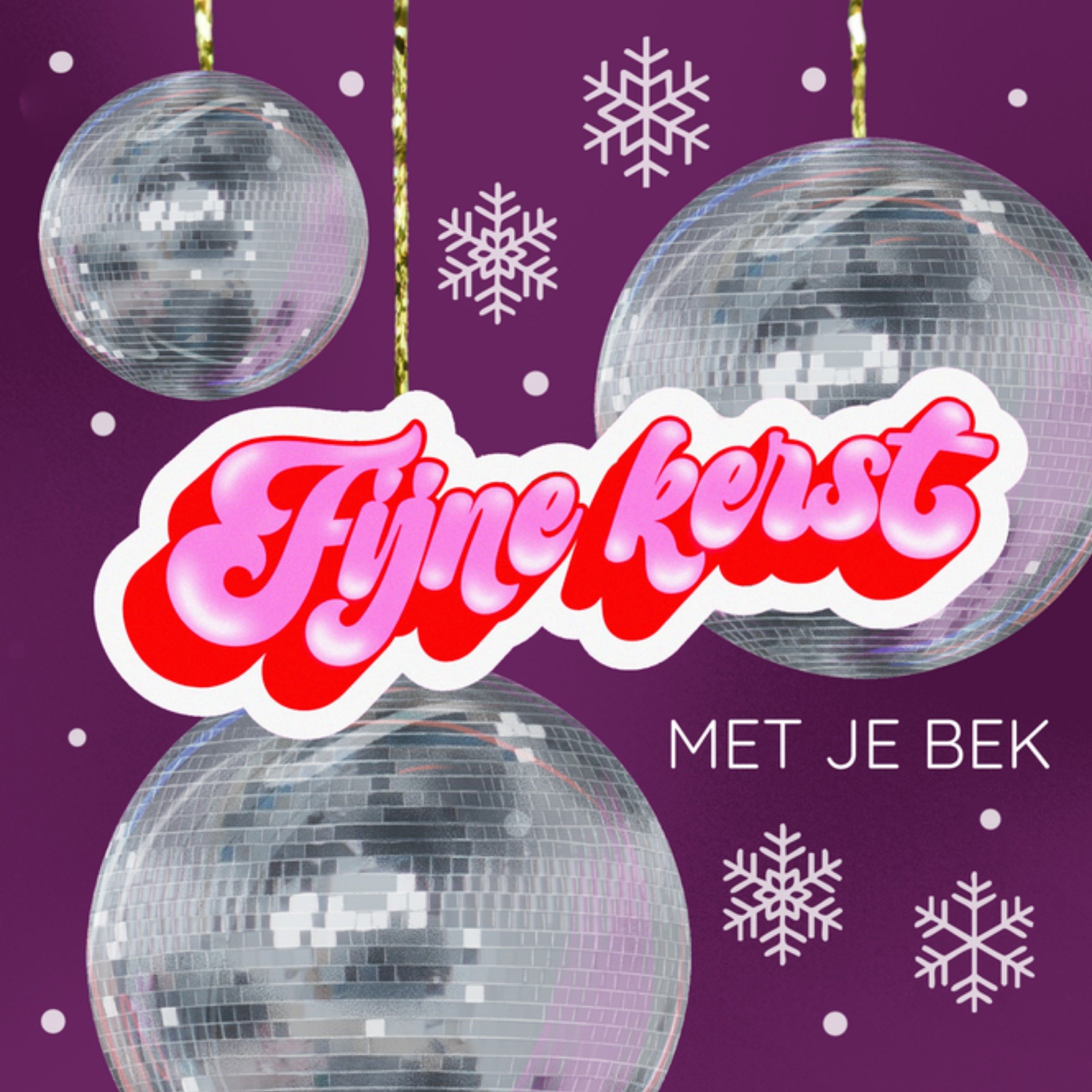 Greetz Kerstkaart Fijne Kerst Met Je Bek Fred van Leer