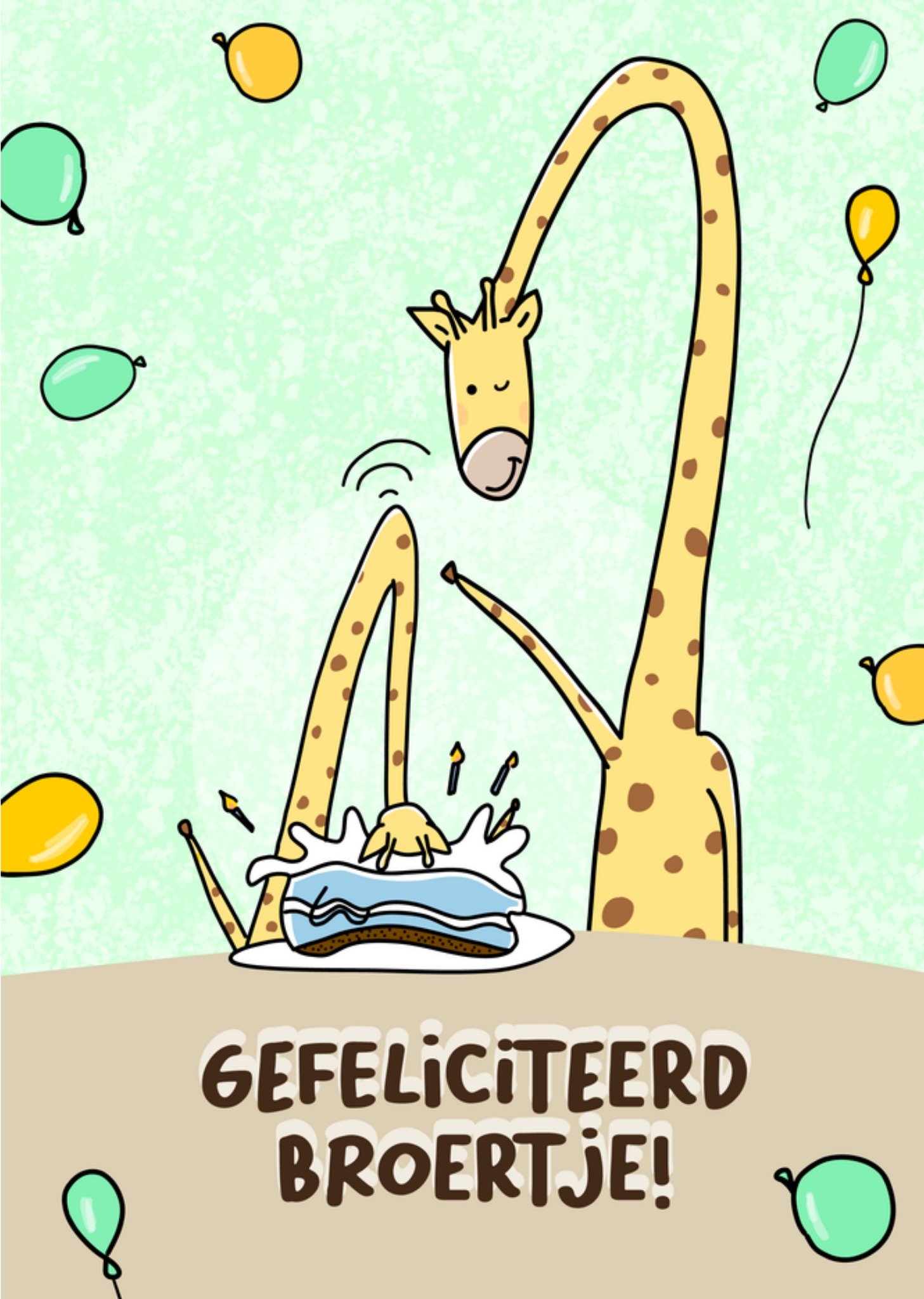 Verjaardagskaart Broertje Kaart Liefs Jansje