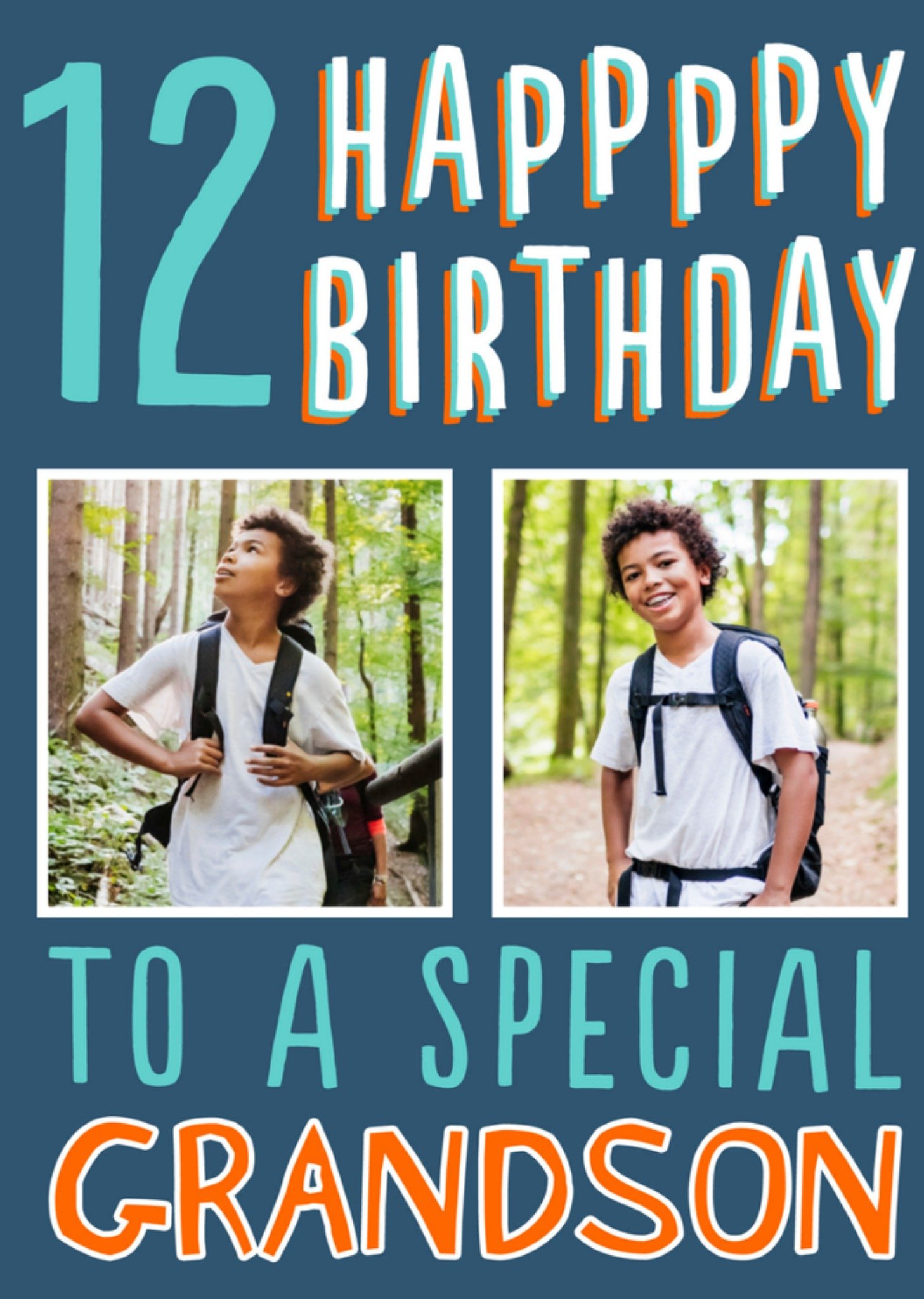 Verjaardagskaart Special grandson Greetz