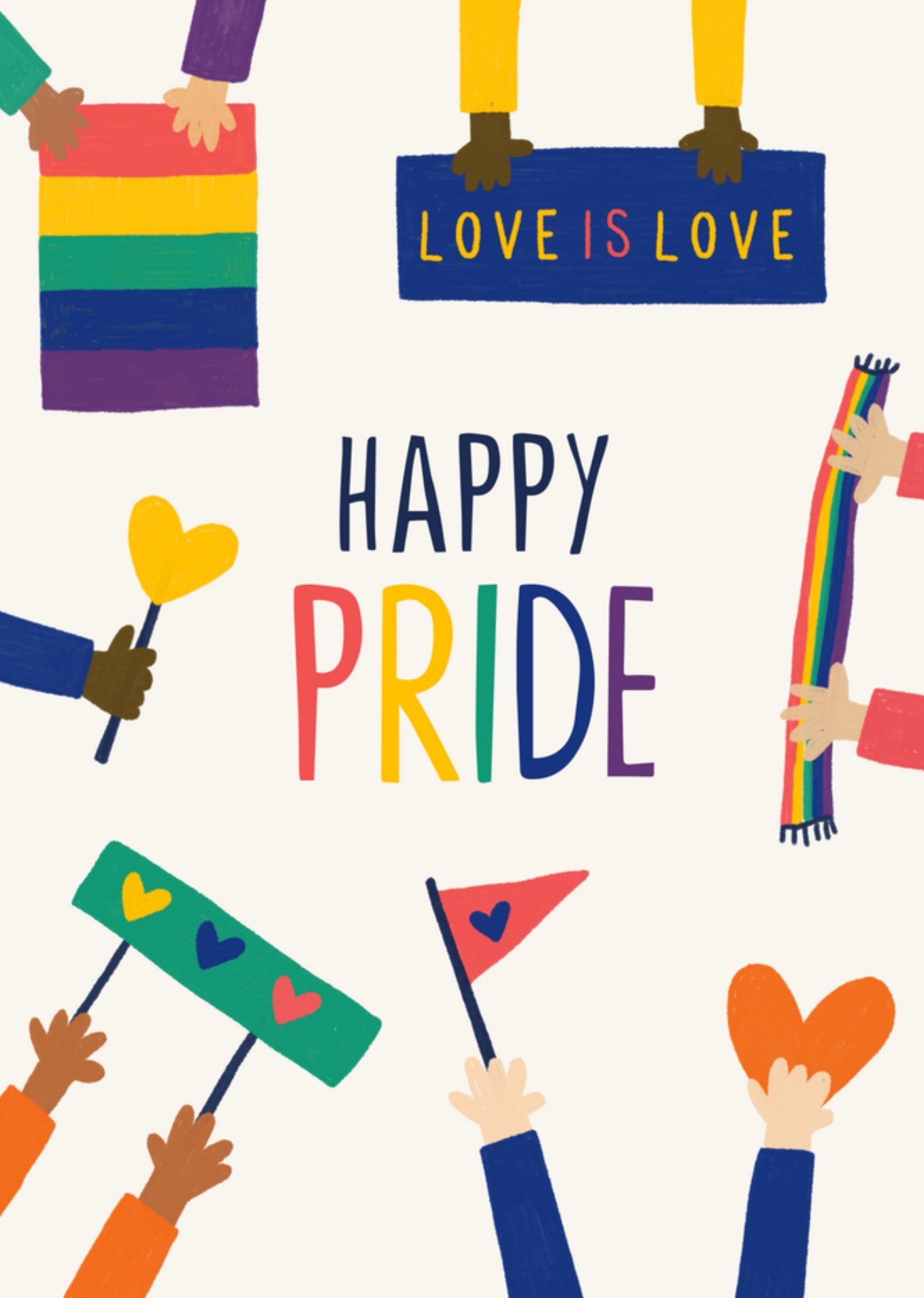 Greetz Kinship Pride kaart Happy pride Standard Card