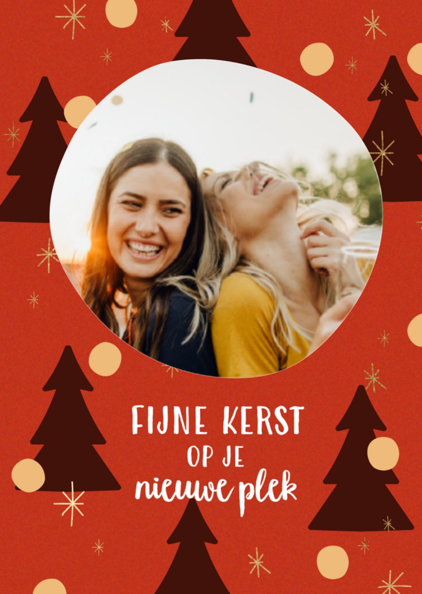 Greetz Kerstkaart nieuwe woning Standard Card