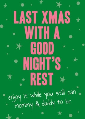 Greetz | Kerstkaart | Mommy and Daddy to be