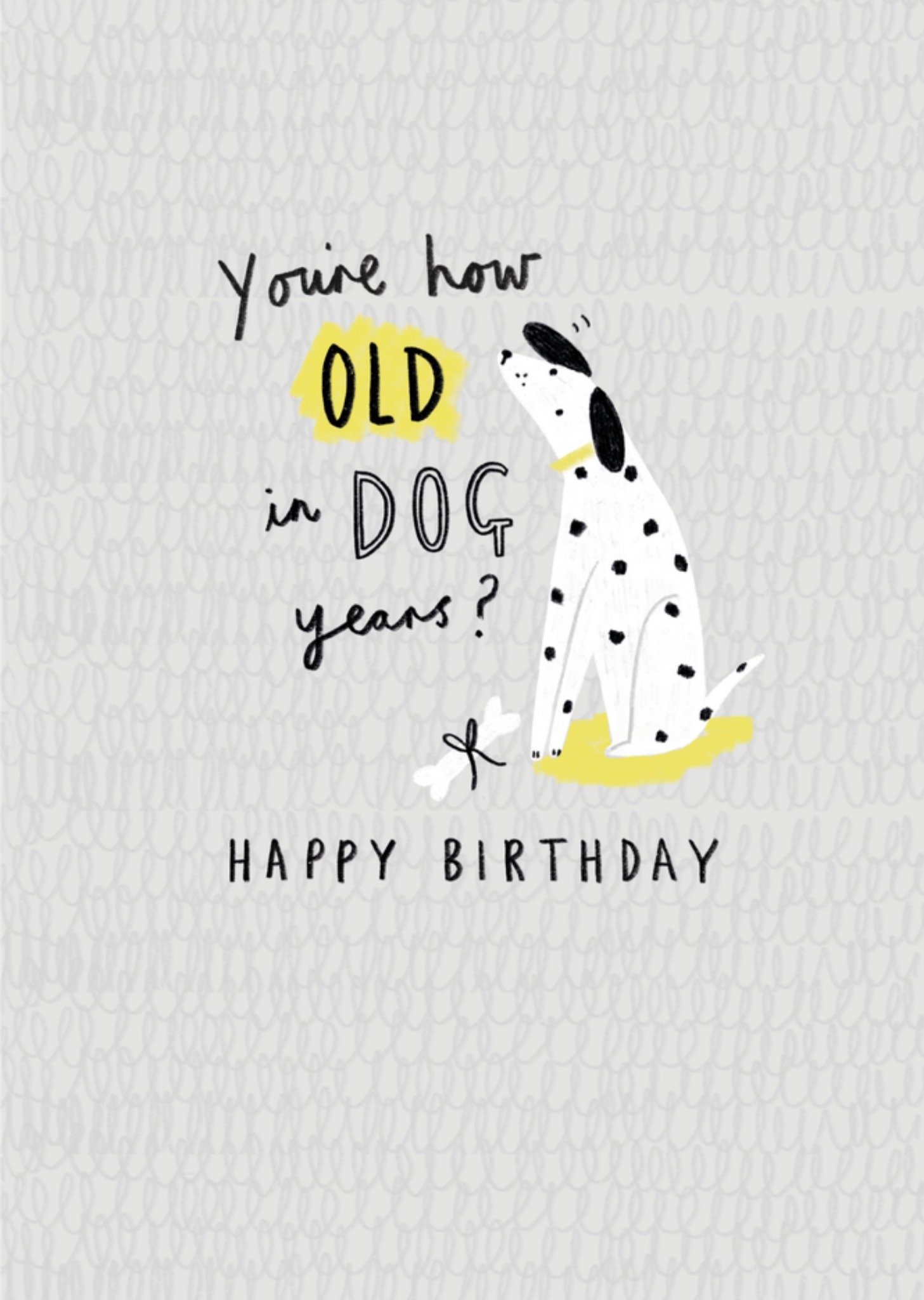 Last Laugh Verjaardagskaart Honden jaren Kaart Hotchpotch