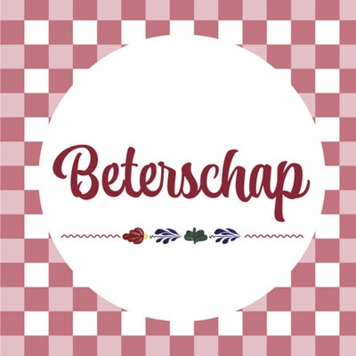 Boerenbont | Beterschapskaart | Gingham