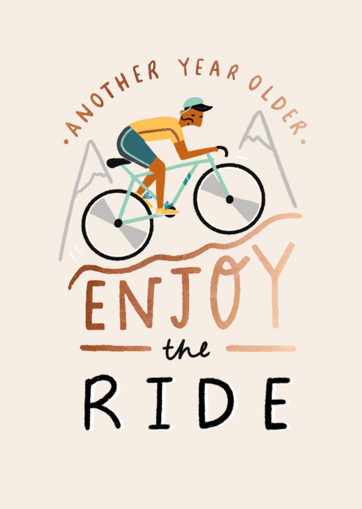 Bold Moves Verjaardagskaart Enjoy the ride Kaart Hotchpotch