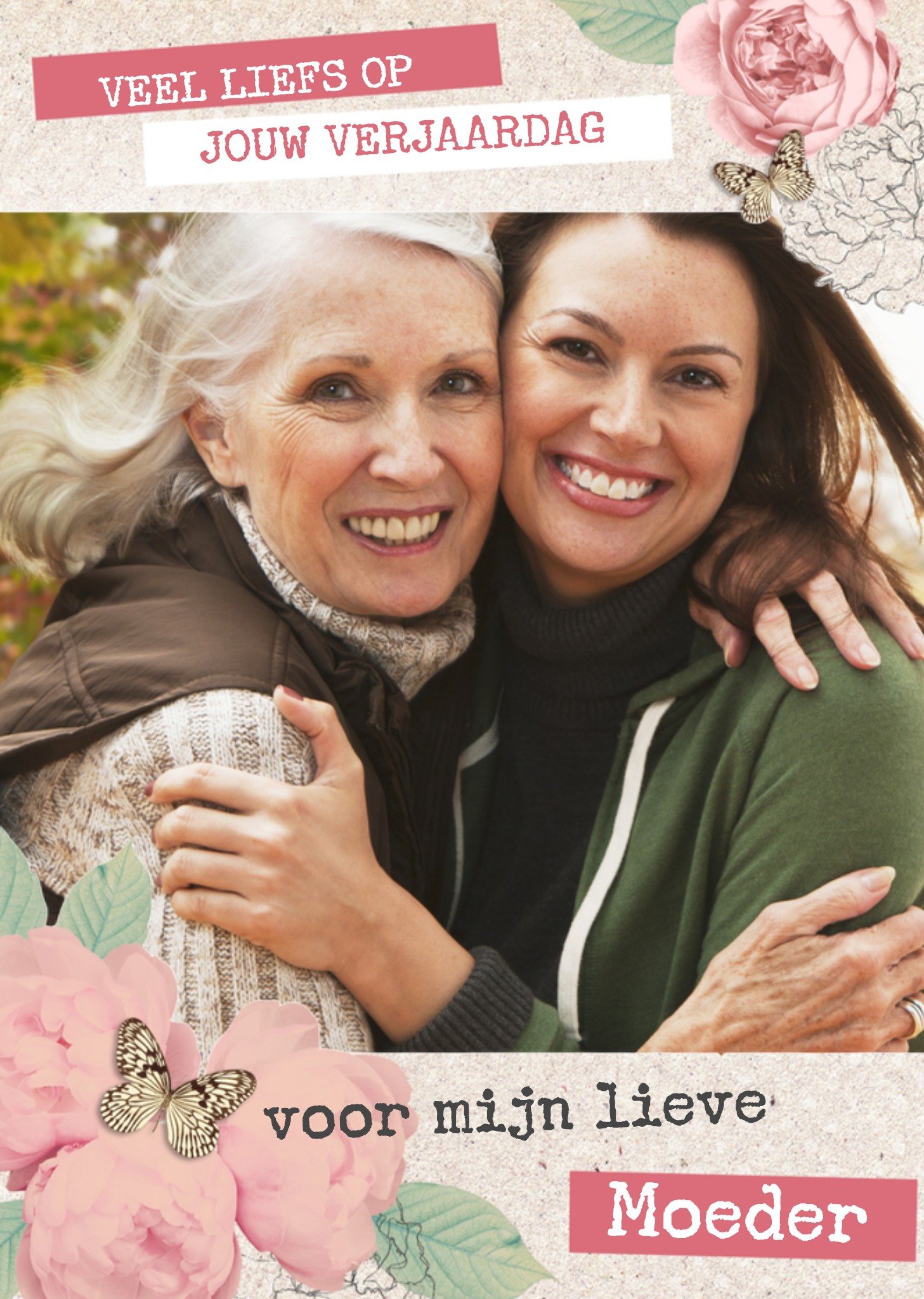 Verjaardagskaart fotokaart moeder Kaart Greetz